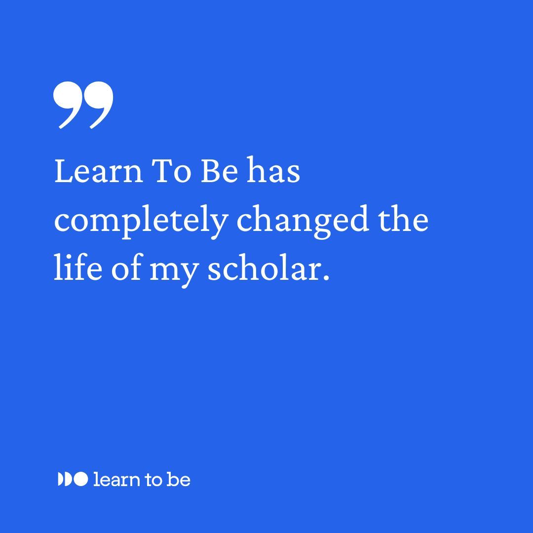 learntobe's tweet photo. "Learn To Be has completely changed the life of my scholar. My scholar’s teacher has noticed the impact of the tutoring"

Visit our Wall of Love here: https://t.co/1T6w0PoFE3 https://t.co/qafLZInP54