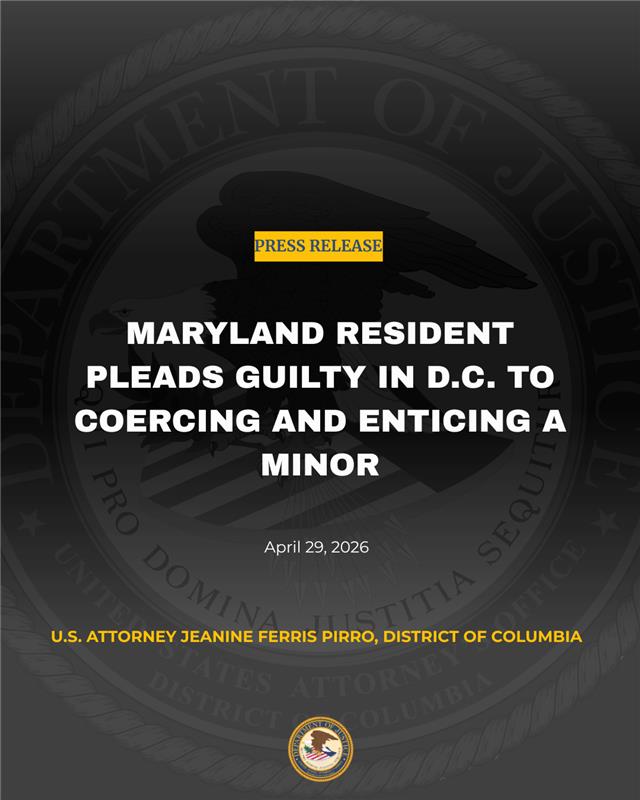 U.S. Attorney DC tweet media