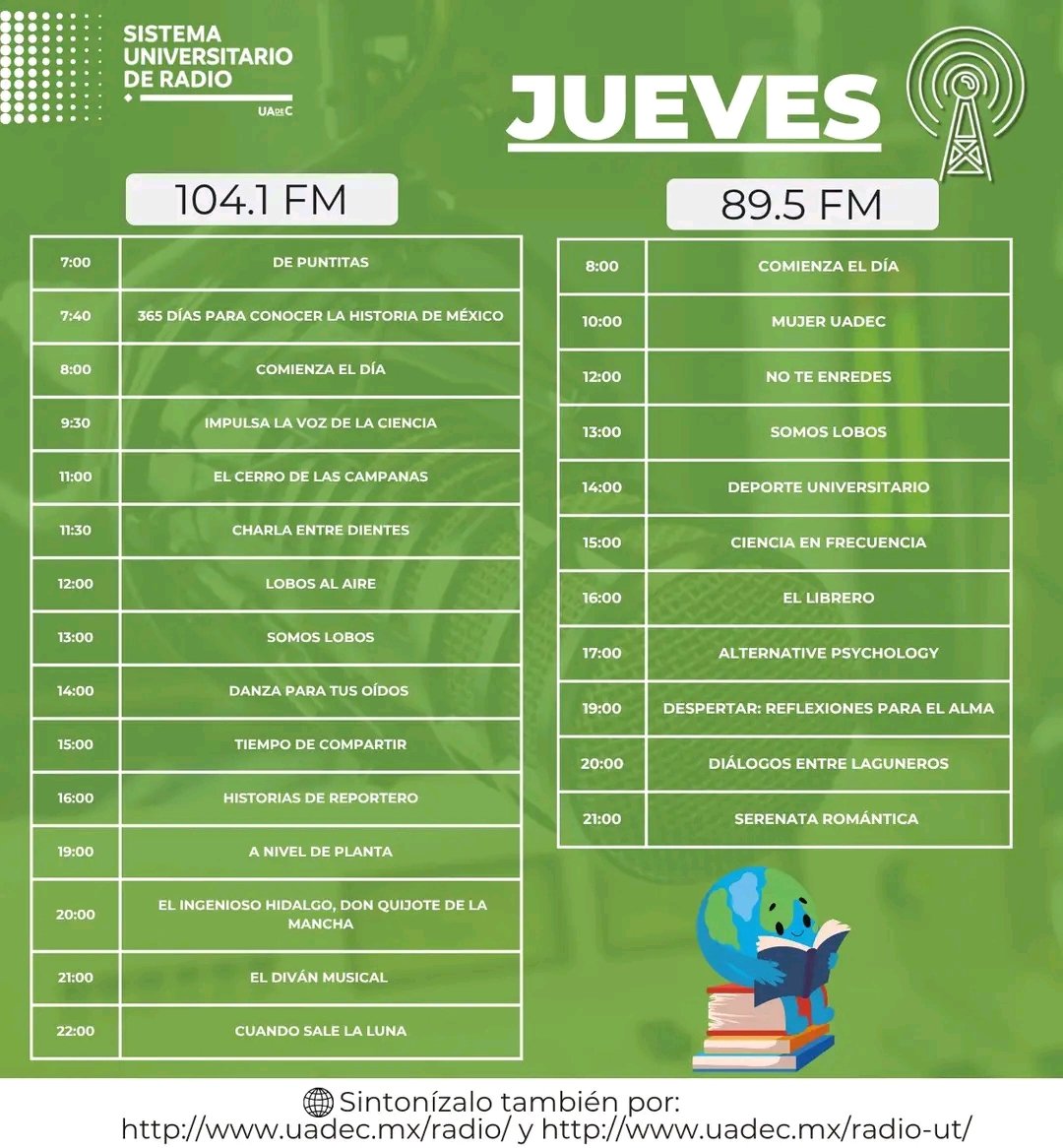 Sistema Universitario de Radio UAdeC tweet media