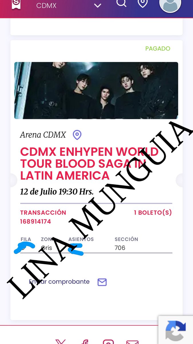 :: lina VOY A VER A ENHYPEN tweet media