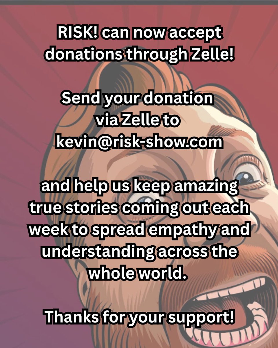 RISKshow's tweet photo. Finally we can accept donations through Zelle! If you’ve been waiting for an easier way to keep RISK! running, here it is! Just send a donation via Zelle to kevin@risk-show.com. You can send a test donation of $1 first to make sure it went through properly. 

Thank you all! https://t.co/VdF7GmpqCK
