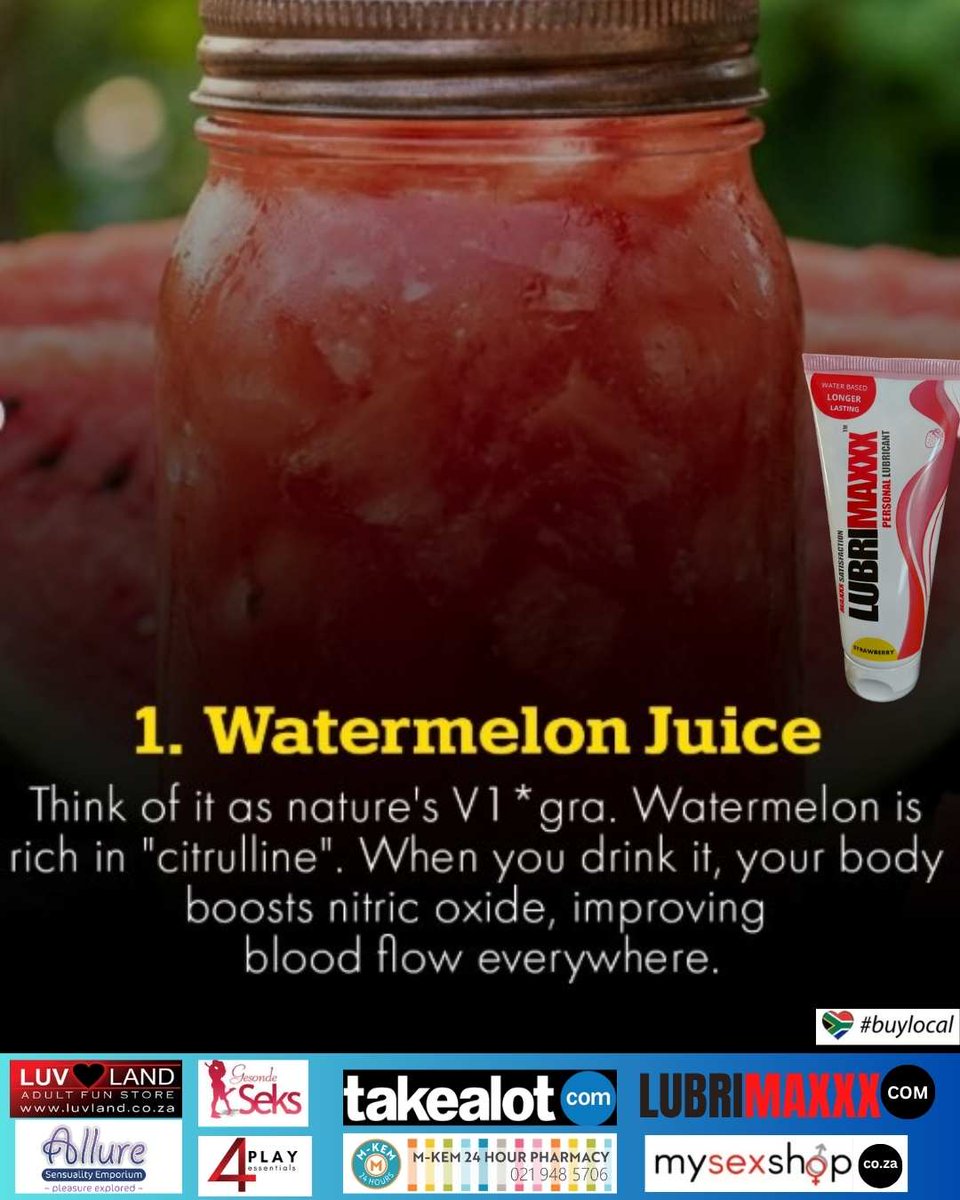 LubrimaxxxLube's tweet image. Want to improve your intimacy naturally?

Of course, we all want!

Drink these 8 drinks and see how you perform like a porn star!

Number 1 of 8: Watermelon Juice
#intimacy #dick #wet #cum #dick #piel #sex #uncut #cutdick #bestlube #lubrimaxxxlube