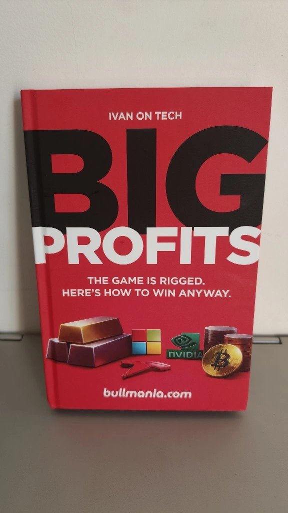 chiragcp101's tweet photo. @IvanOnTech🚀
Oh yes oh yes oh yes, Ivan!
Finally, the book has made its way all the way to India! 🇮🇳
Been learning from you since 2018, and it's finally time to exit the pleb life! Can't wait to read this masterpiece #BigProfits #Bullmania https://t.co/sIB9lZudYx