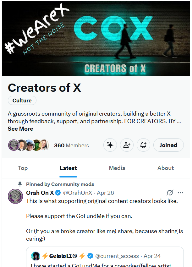 It appears that we can no longer pin posts in our communities. Or is it ...