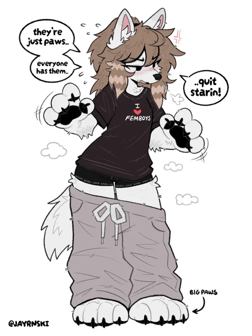 big wolfdog paws… 🐾 