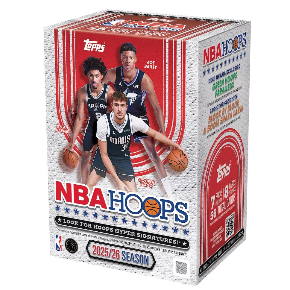 tcgrestocks's tweet image. Topps Hoops Basketball Value Box Reservations also up at Fanatics! 🏀

➡️ buff.ly/hhzIy8g

#TradingCards #ad
