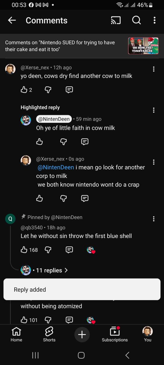 XRTARCH's tweet image. @NintenDeenYT  ignoring warnings from his own fanbase just to farm Nintendo content is crazy.

Says everything you need to know.
x.com/XRTARCH/status… (my post)

#Nintendo #Gaming #Drama
x.com/i/status/20497… (deen)

(fyi: the last 2 imiges are from hes own fanbase)