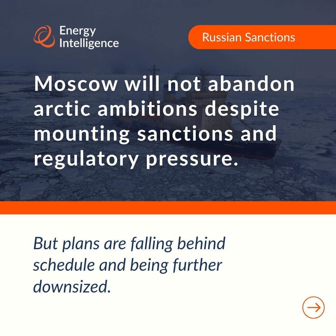 energyintel's tweet image. Moscow will not abandon arctic ambitions despite mounting #sanctions and EU regulatory pressure targeting its #oilandgas sector. Read our full analysis: bit.ly/3Patj5C
 
👉 Unlock 1 week of complimentary access today. 🔗 bit.ly/4swVjy6