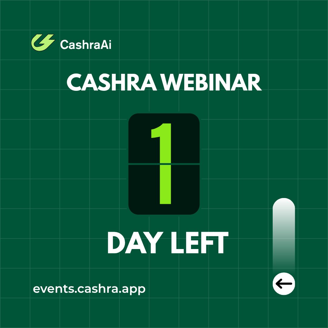CashraAi's tweet image. 1 day to go! 🚀 
Tomorrow, you stop guessing your money.
Register now at events.cashra.app
Powered by CashraAi.

#CashraAi #MoneyTwitter #FinancialDiscipline #SmartMoney #FintechNigeria