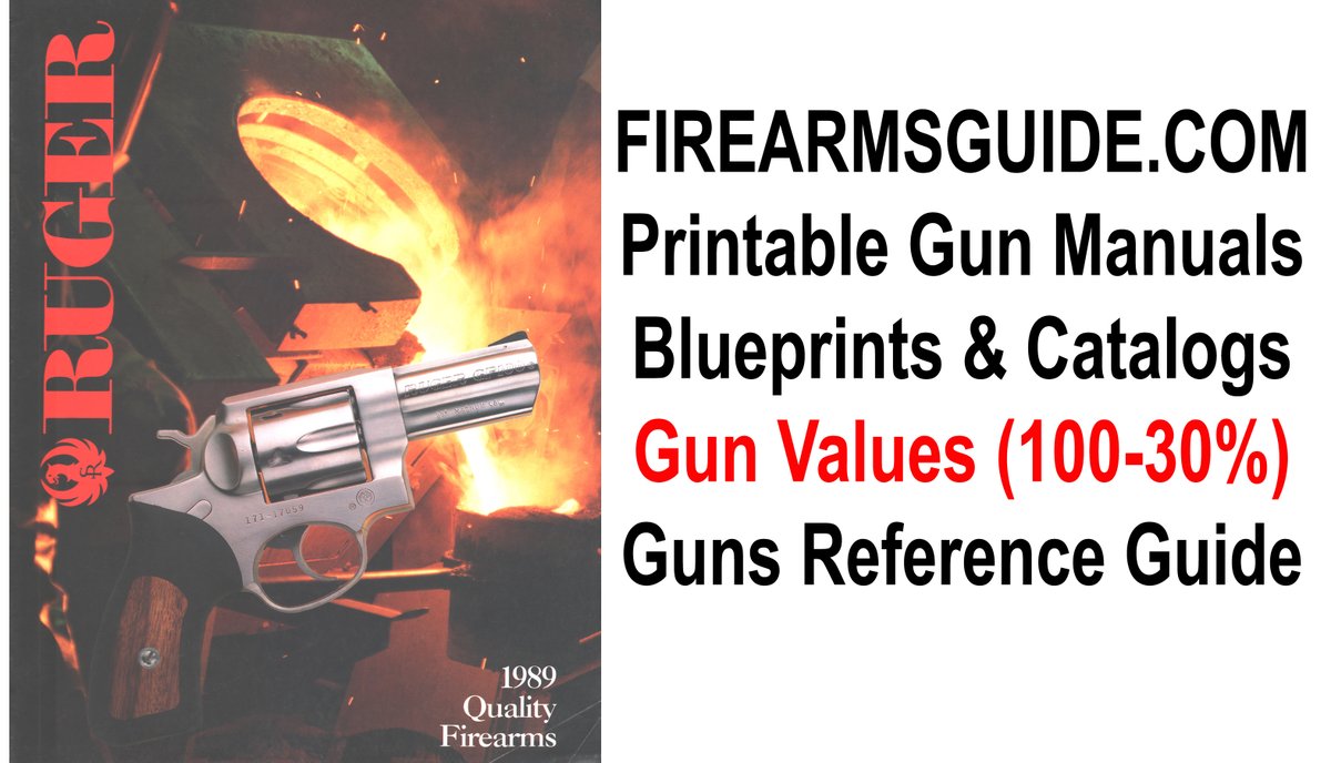 FirearmsGuide's tweet image. Print out Ruger 1989 Catalog with 27,000 other gun catalogs, blueprints, gun diagrams, old guns &amp;amp; ammo catalogs, parts lists, repair manuals 
#Ruger #Remington #SAvage