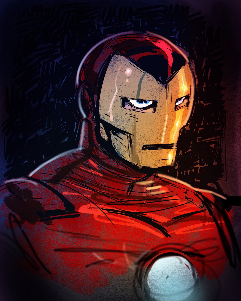 ClintKisor's tweet photo. A quick Iron Man from awhile back that I never posted 👀 https://t.co/OASCwaBBAE