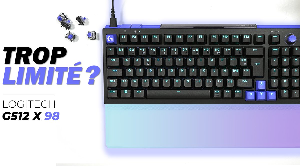 GamerTechFR's tweet photo. On a testé le nouveau Logitech G512 X 98 et à plus de 200€, on s'attendait à mieux ! 😐

- Vidéo : https://t.co/gDxzM06RVn
- Article : https://t.co/ZhPCvSs8wU https://t.co/EnEj3bAMTZ