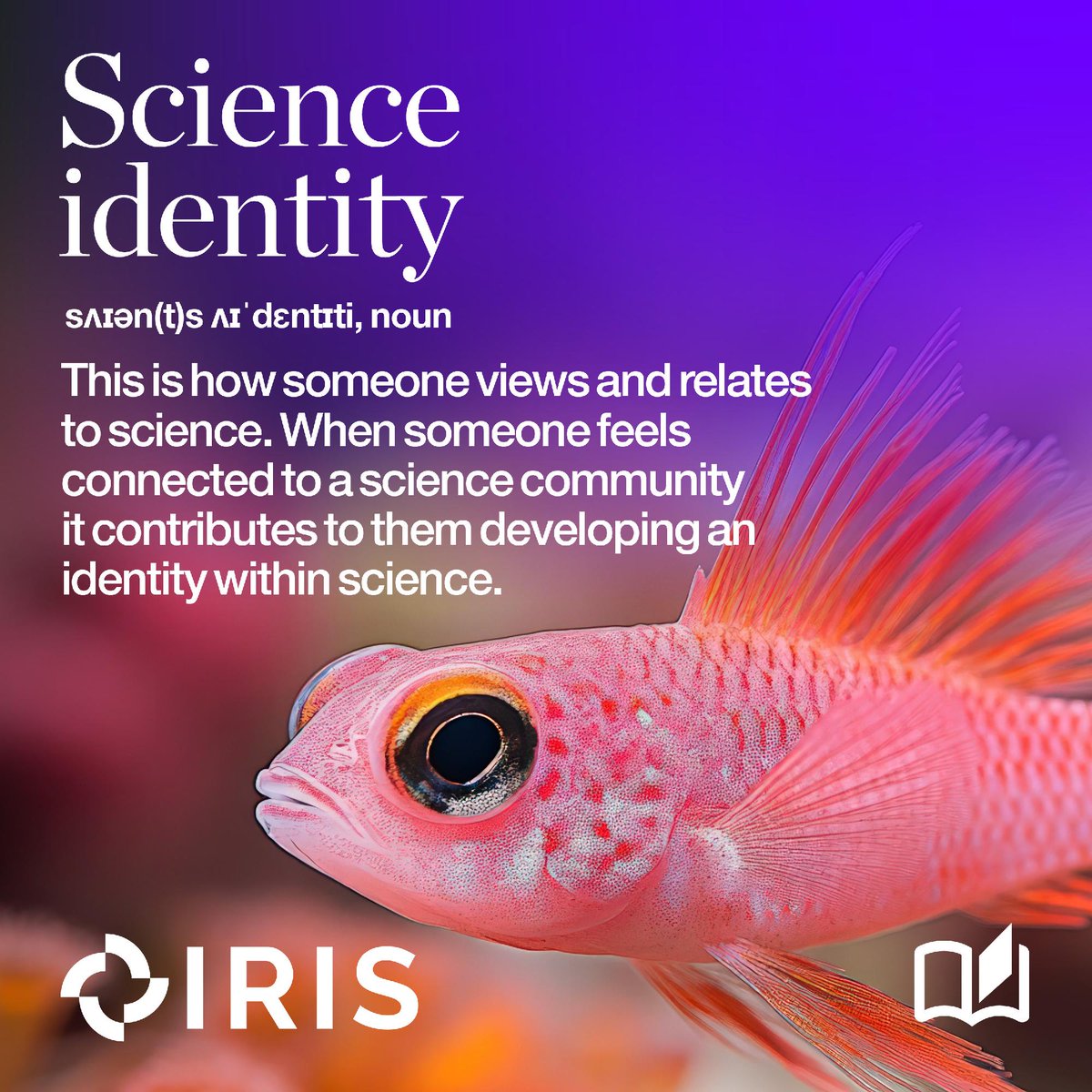 ResearchInSch's tweet photo. 🔬 Definition: Science Identity
 
Science identity is how someone connects with science &amp; its community. Engaging in real research at school helps students see themselves as scientists.

Take a look at our glossary to explore more definitions of key terms:
https://t.co/j2k4Lqu3jU https://t.co/ato7BWwhiz
