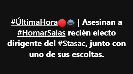 Riodoce_mx's tweet photo. El recién electo dirigente del #Stasac, Homar Salas fue asesinado junto con uno de sus escoltas este jueves. https://t.co/6ogU5q7PgV