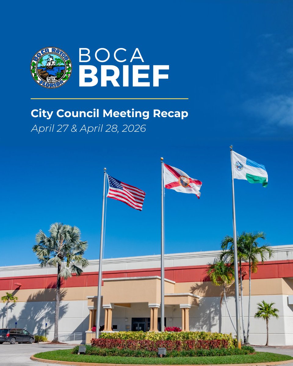 C-C-B FC会報 may club REPORT　まとめて Stay in the know with the NEW Boca Brief! 📄After the City Council
