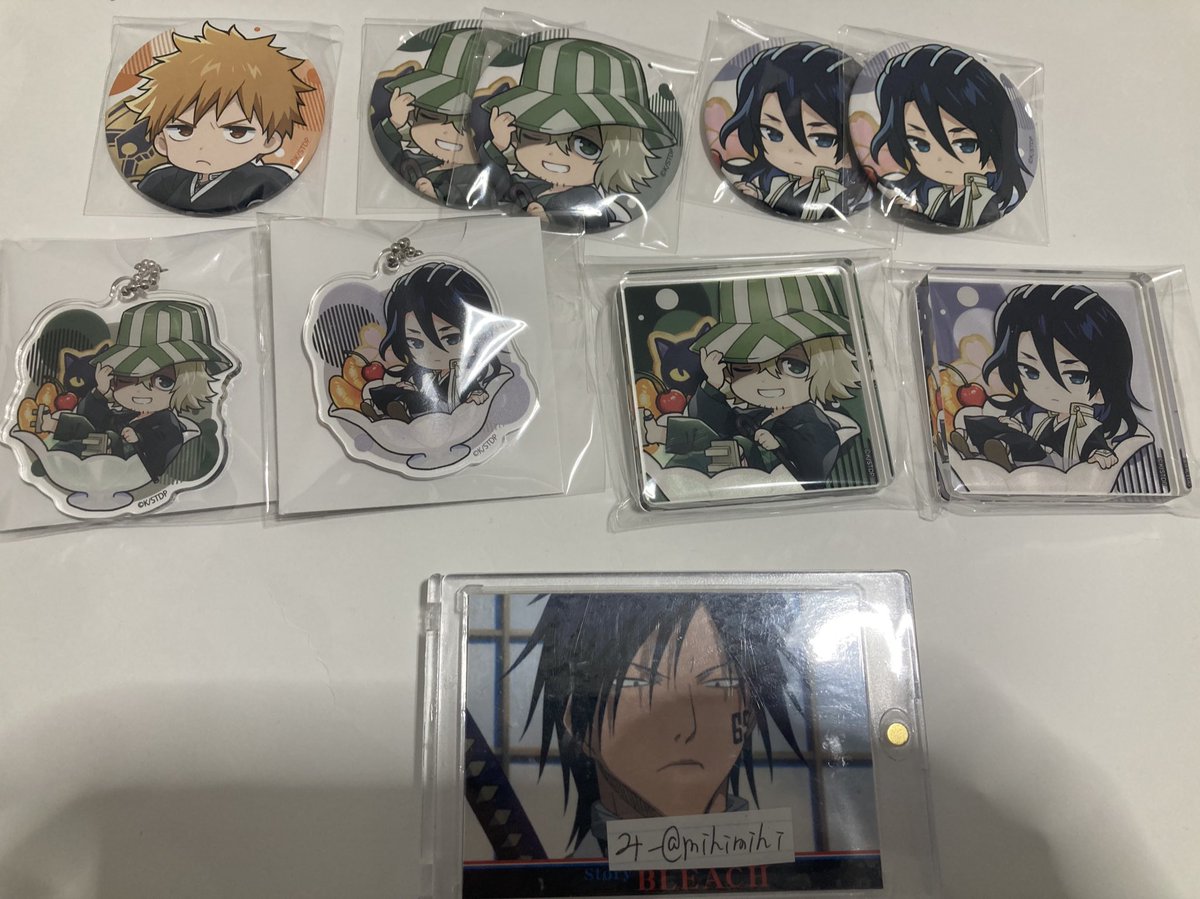 mihimihi's tweet photo. BLEACH 交換 譲渡
ちゃぽん

譲
一護 恋次 浦原 白哉

求
同異種檜佐木
定価+送料

郵送>都内手渡し https://t.co/BLAM5RKUe1