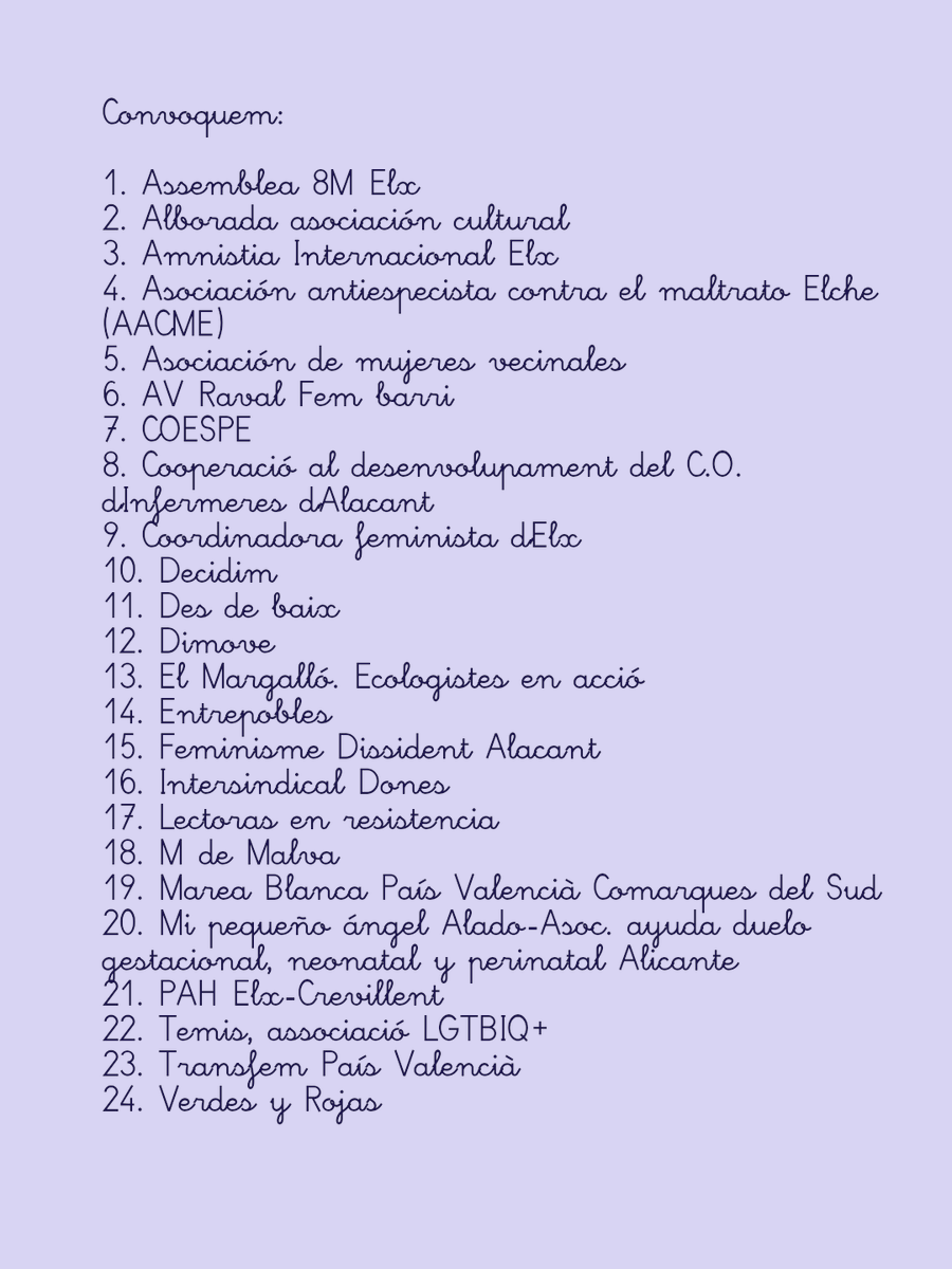 8mElx's tweet photo. Ja tenim la data del ple en defensa del dret a l'avortament. Serà el dimarts 5 de maig a les 13h.

CONVOQUEM CONCENTRACIÓ a la Plaça de Baix a les 13h

NOSALTRES PARIM, NOSALTRES DECIDIM
El dret a l'avortament no es toca!

#feminisme #feminismo #avortamentLliureiGratuït https://t.co/2Ix2uRTWfC