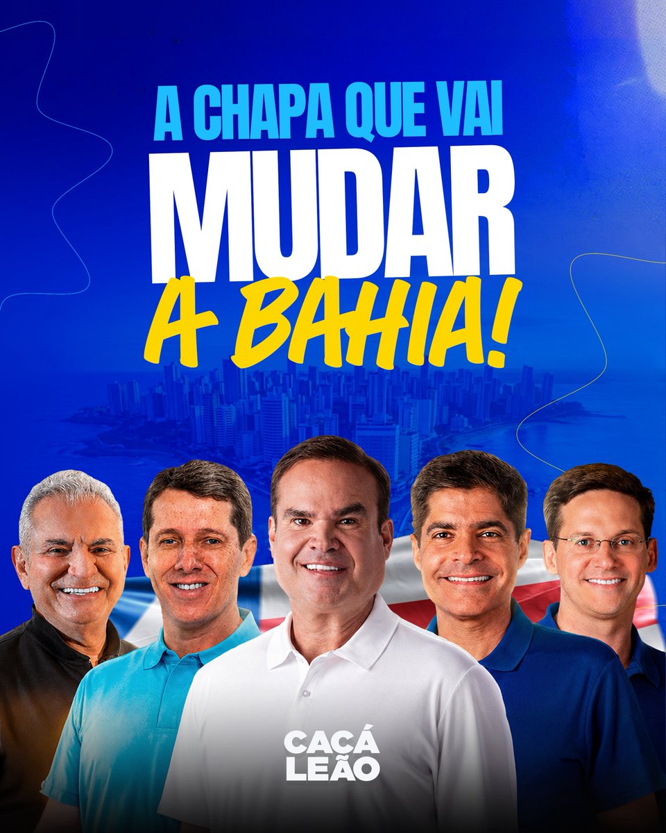 CacaLeao's tweet photo. Bora mudar a Bahia 💙 https://t.co/R5siYAJNiV
