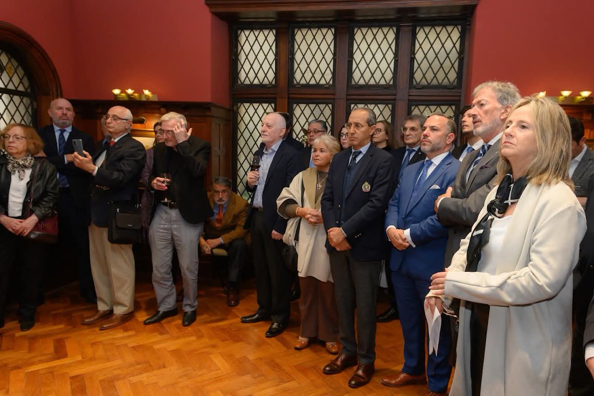 armembargentina's tweet photo. En la Embajada de Armenia tuvo lugar la presentación de la edición en español del libro “Los judíos de la tierra de Noé”, de la autora Rima Varzhapetián-Feller, una obra que aborda la presencia histórica del pueblo judío en Armenia desde la antigüedad. https://t.co/ZVbGUhWQTM