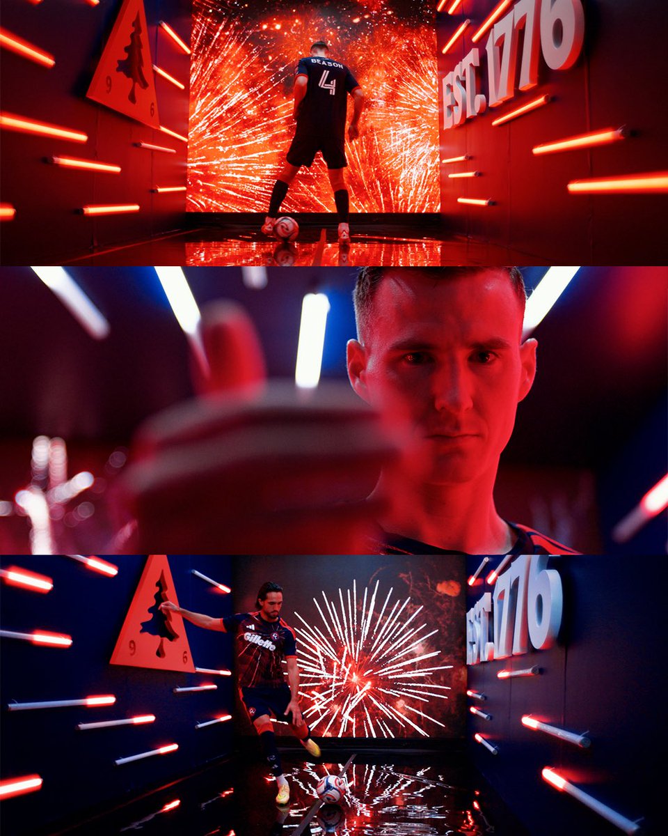 4thFlCreative's tweet image. Some of our favorite frames from the 2026 NE Revolution Show Open 👀🎬

#mls #videoproduction #frames