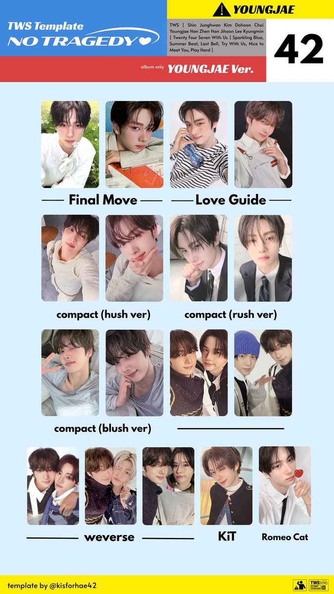 kisforhae42's tweet photo. TWS : 5th Mini Album โ No Tragedy ' member album template (260430)
Shinyu Dohoon Youngjae Hanjin Jihoon Kyungmin No Tragedy photocard template 3/6
๐: https://t.co/r80eD65idr
#TWS #ํฌ์ด์ค #play_hard #์ ์ #๋ํ #์์ฌ #ํ์ง #์งํ #๊ฒฝ๋ฏผ #ํฌ์นด pc poca pob #ํฌ์ด์ค ํฌํ ์นด๋ https://t.co/lvd8gRL36F