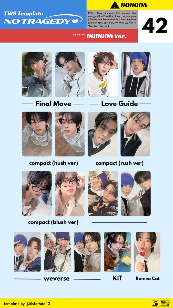 kisforhae42's tweet photo. TWS : 5th Mini Album โ No Tragedy ' member album template (260430)
Shinyu Dohoon Youngjae Hanjin Jihoon Kyungmin No Tragedy photocard template 3/6
๐: https://t.co/r80eD65idr
#TWS #ํฌ์ด์ค #play_hard #์ ์ #๋ํ #์์ฌ #ํ์ง #์งํ #๊ฒฝ๋ฏผ #ํฌ์นด pc poca pob #ํฌ์ด์ค ํฌํ ์นด๋ https://t.co/lvd8gRL36F