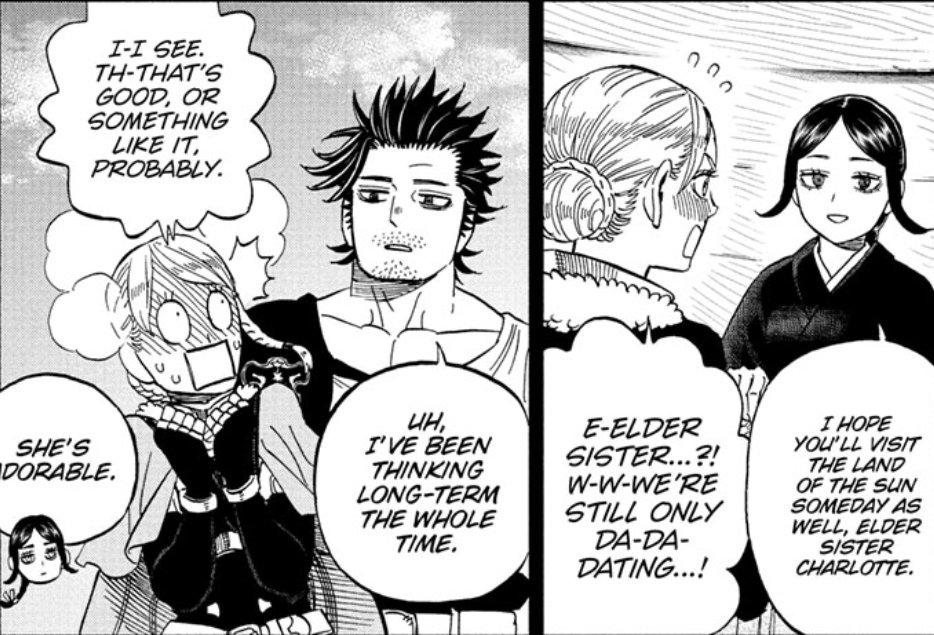 Yami and Charlotte🖤 💙 Rill and Charmy 💙🤍 Grey and Gauche 💙💜 Finral and ...