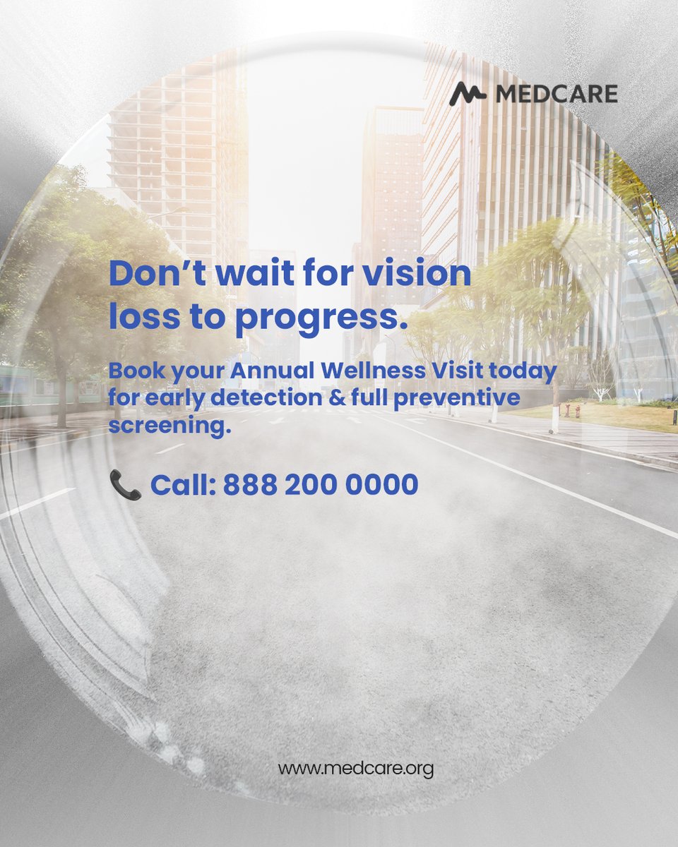 MedCare__'s tweet image. Don't wait for vision loss to progress. Book your Annual Wellness Visit today with @Medcare for full preventive eye screening — available via Telehealth.
📞 888 200 0000 | 🌐 medcare.org #Medcare #Medicare #TelehealthUSA #EyeCare #CataractSurgery