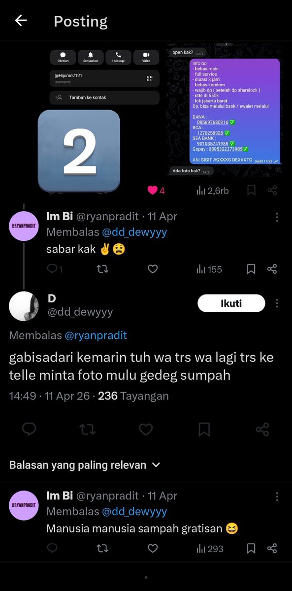 bacotan nya @ryanpradit tweet media