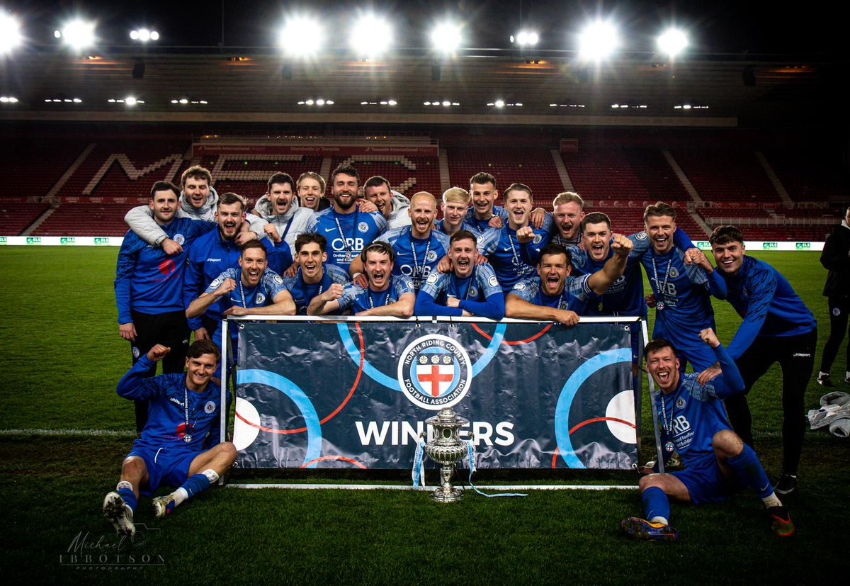 YarmEaglescliff's tweet photo. North Riding FA Senior Cup Champions 25/26 🏆 https://t.co/wMxjt32rNV