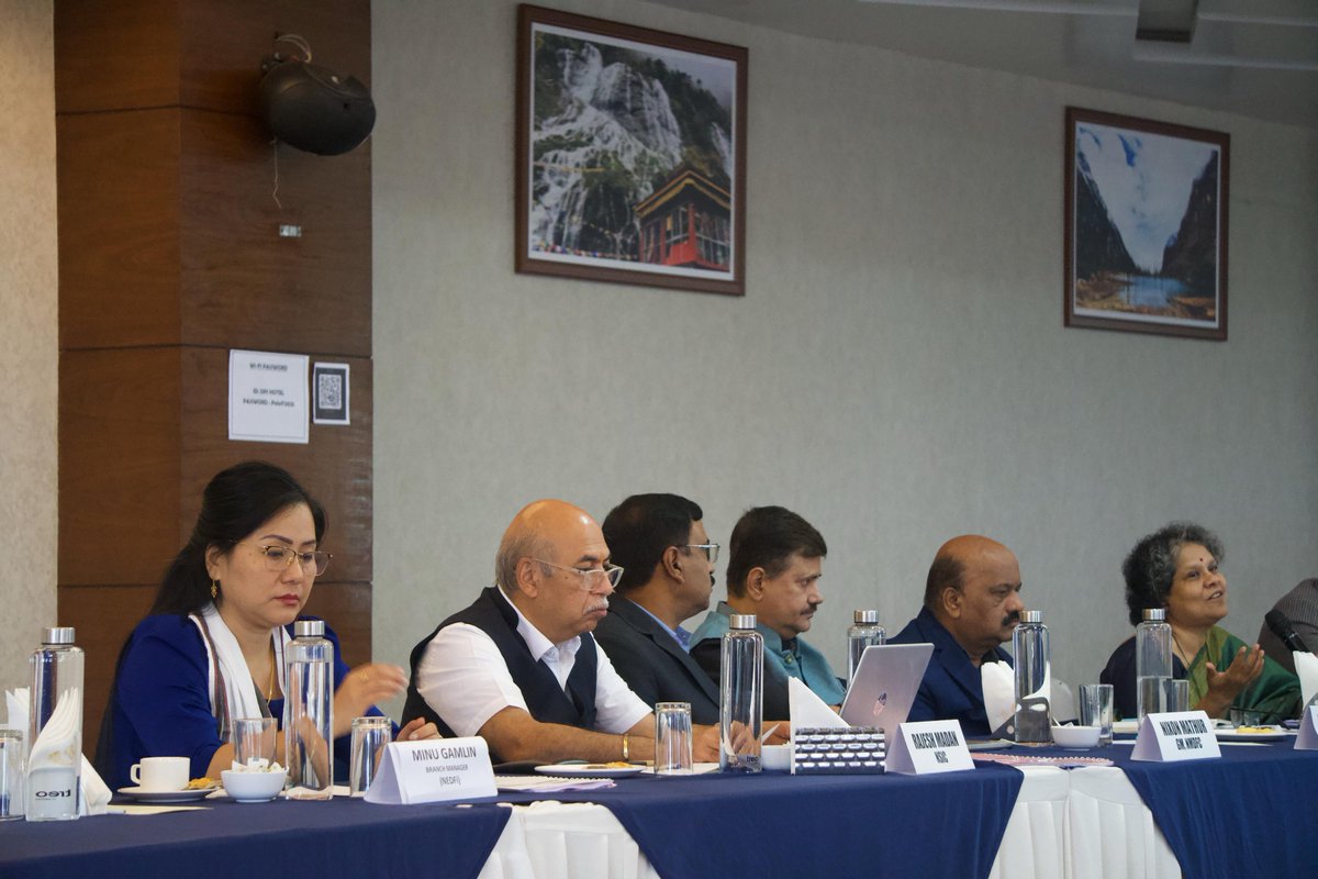 NMDFCIndia's tweet photo. #P76: A Regional Review Meeting was held in Itanagar, #ArunachalPradesh on 29 April 2026, with a special focus on strengthening the implementation of NMDFC schemes across the North-Eastern States and enhancing outreach for inclusive development.
#BhagidariSeBhagyoday @MOMAIndia https://t.co/OmbcDxMbRR