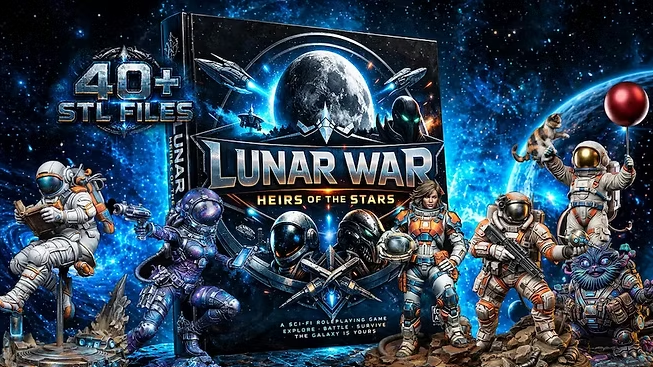 gizmocrowd_inc's tweet image. Sci-fi STL miniatures made for army building.
Lunar War focuses on modular design and large-scale battles.

 gizmocrowd.com/post/lunar-war…

#LunarWar #Kickstarter #Miniatures