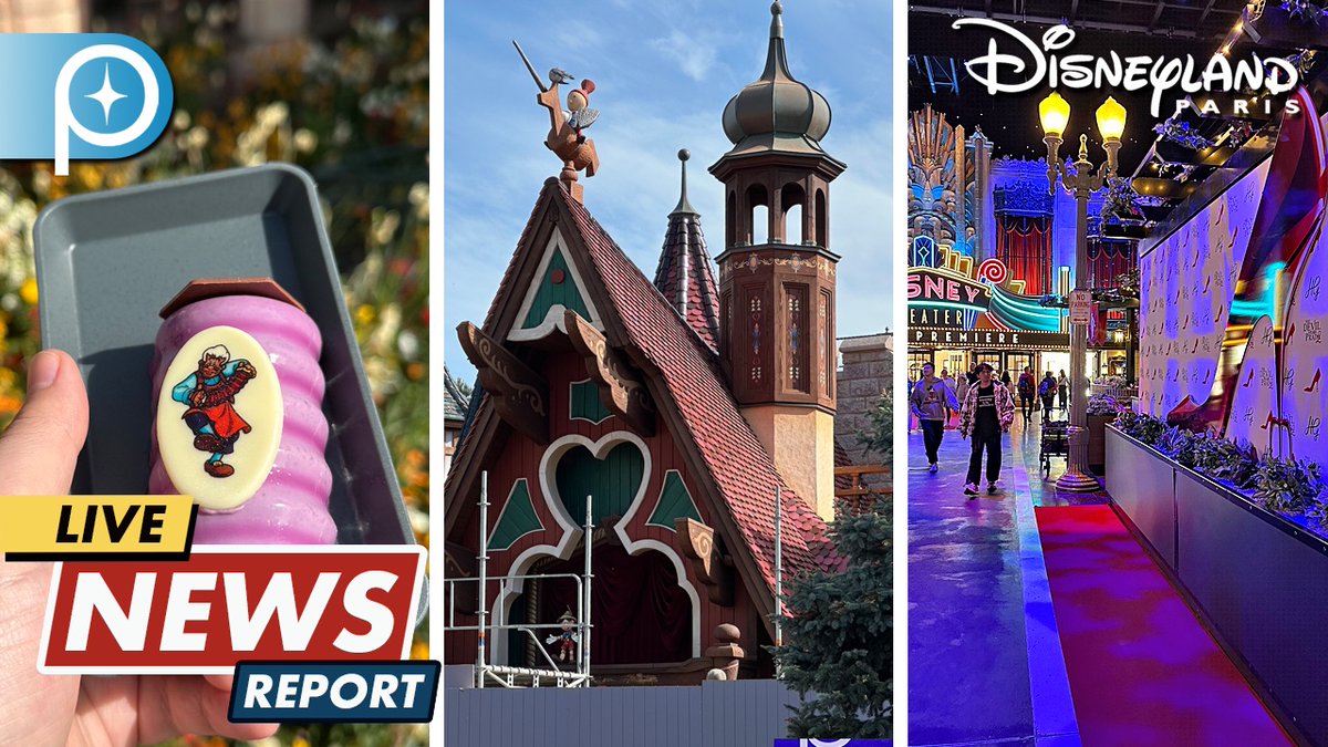 PixiedustDLP's tweet image. 📣 Disneyland Paris LIVE NEWS REPORT | 28 April 2026 youtu.be/VQfLX6iWZec

#disneylandparis #dlp #disneyparis #disneynews #disneyparks