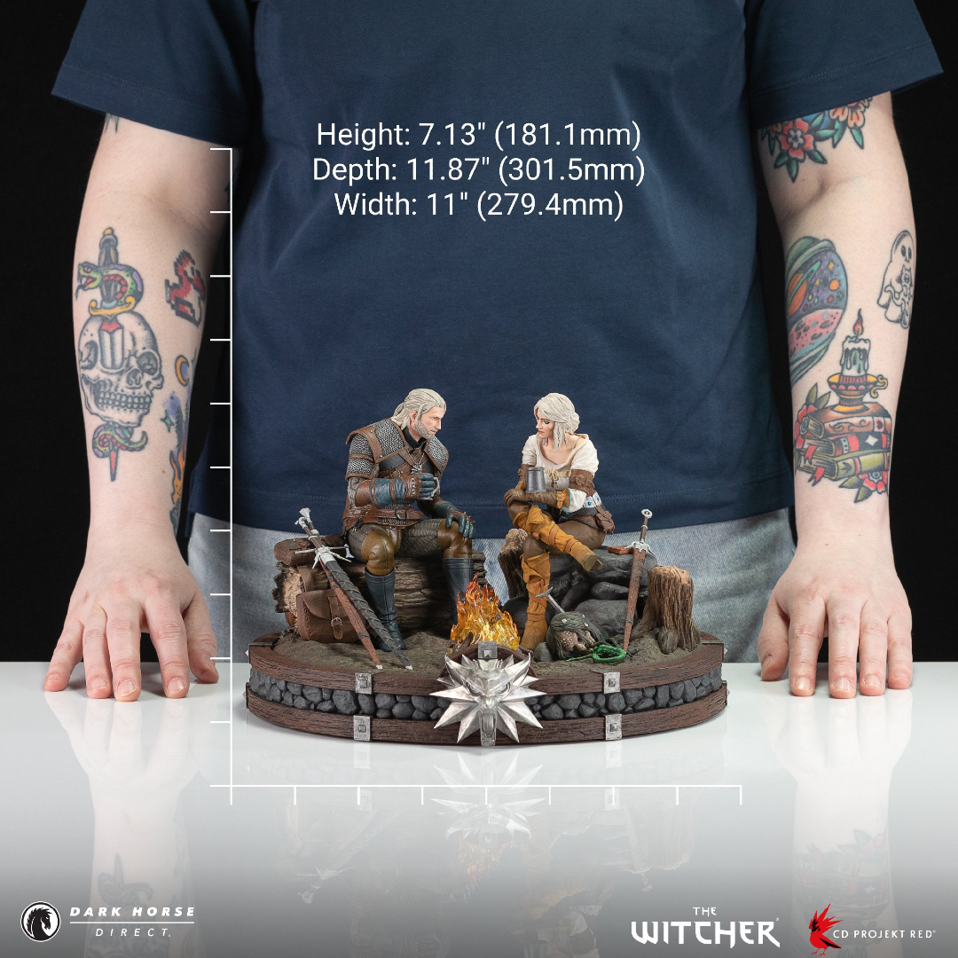 Ed_collector's tweet image. Une nouvelle statuette en résine limitée à 500ex de 𝐆𝐞𝐫𝐚𝐥𝐭 et 𝐂𝐢𝐫𝐢 autour d’un feu de camp dans 𝐓𝐡𝐞 𝐖𝐢𝐭𝐜𝐡𝐞𝐫 est dispo en précommande en exclu sur Dark Horse

+d'info sur le blog = edcol.fr/0NJp

#thewitcher #thewitcher3 @DarkHorseDirect