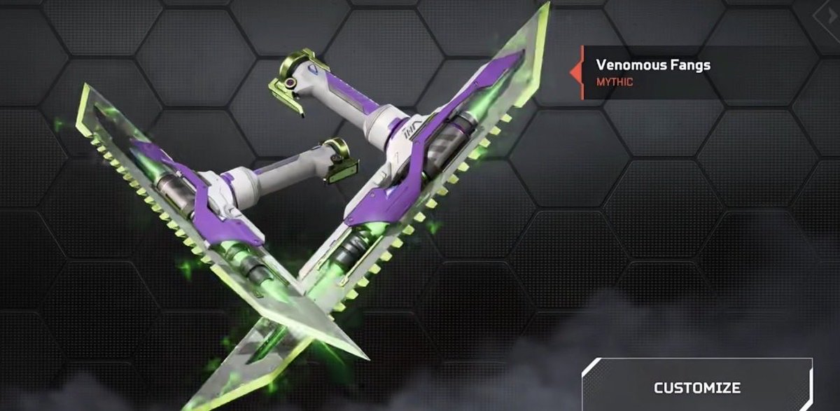 Apex_100MIRUi7's tweet image. 【汎用スパレジェ「ツイン・レイザーズ」】
引用HYPERMYSTx 
#APEX #ApexLegends