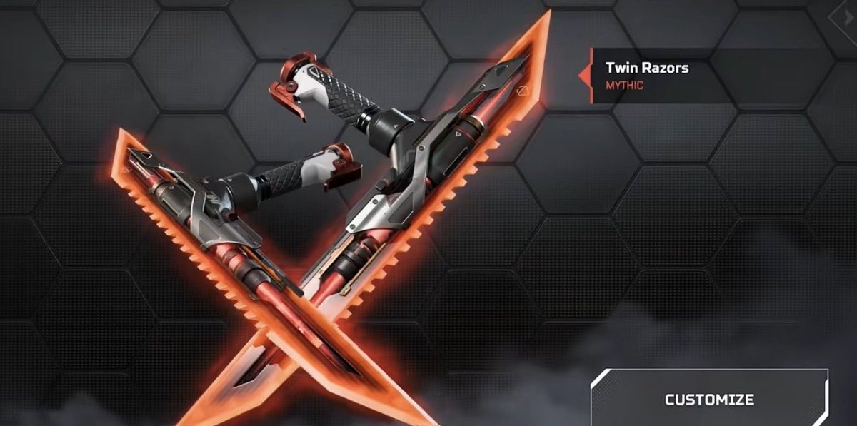 Apex_100MIRUi7's tweet image. 【汎用スパレジェ「ツイン・レイザーズ」】
引用HYPERMYSTx 
#APEX #ApexLegends