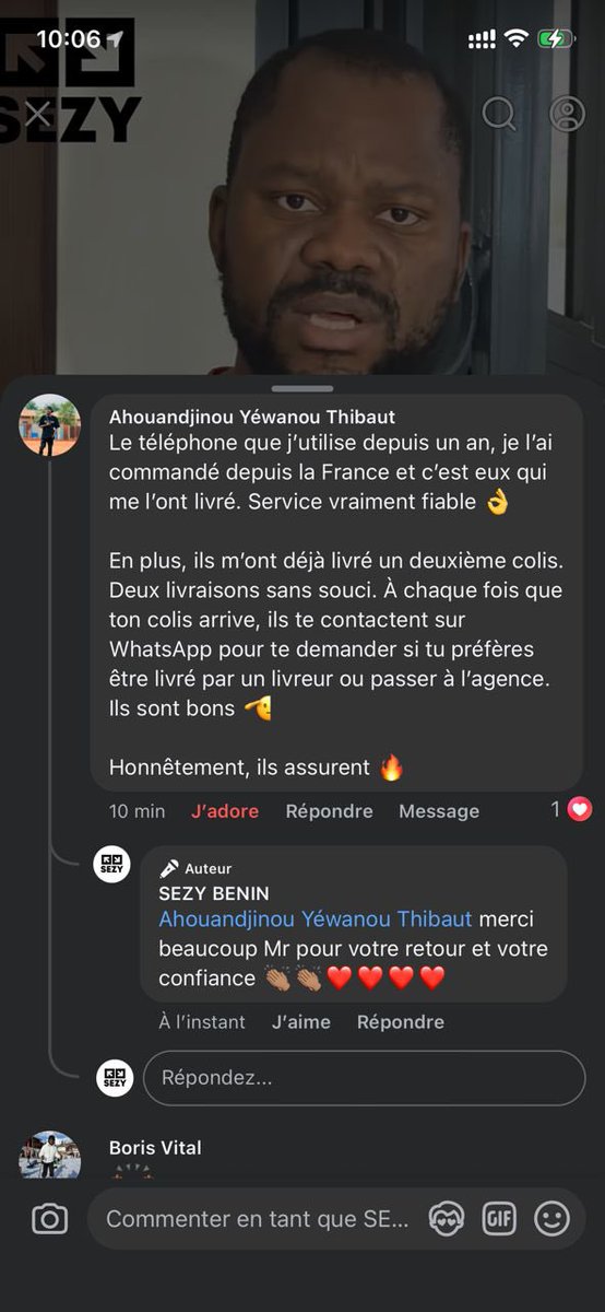 Borisvitalh's tweet photo. Le genre de commentaire qui booste ❤️
Merci pour la confiance 
Prochain vol Vol cotonou Paris dimanche 03 Mai 
+229 0166386417 WhatsApp https://t.co/3tXr1sTLIZ