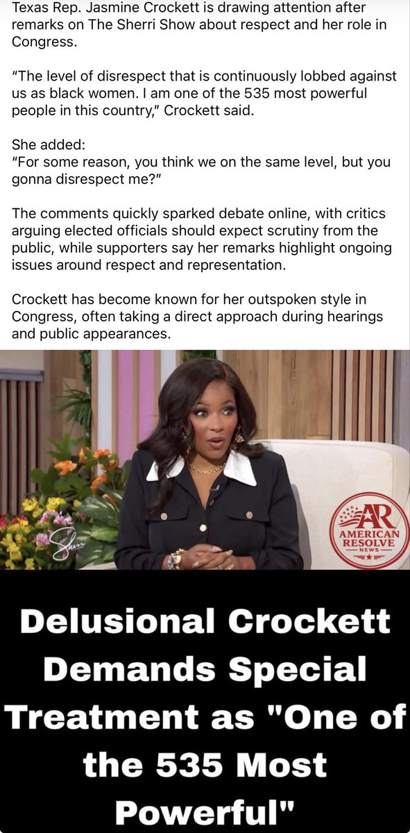 kleamy415's tweet photo. @JasmineForUS Really?…Maybe show some respect to POTUS…More people voted for him than even know your name. You know you get treated this way?…Because you’re disrespectful. You get what you deserve https://t.co/JSsS3VtTkc