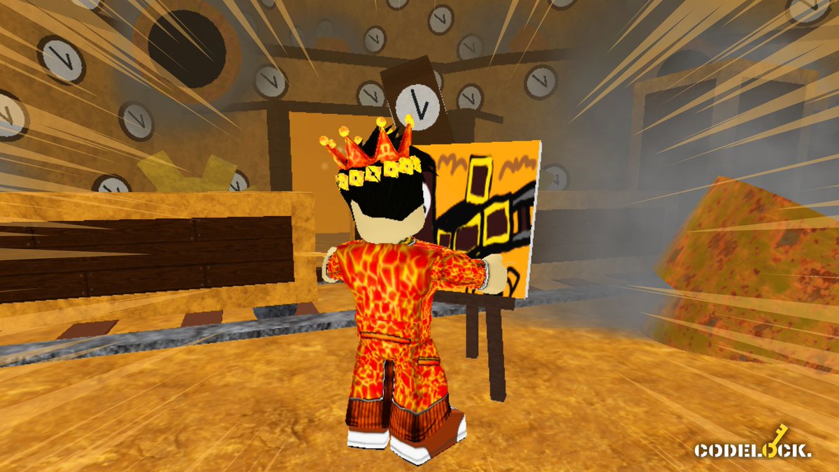 CodelockRBLX's tweet photo. 🎨FEEL'N CREATIVE ? 🎨

🖌️Create your illustration to replace the current banners !

🧑‍🎨Rules:
- All styles accepted
- No time limit (like Clockland hum hum)
- No AI

🎮Game: https://t.co/JScZwgEhVD 

#RobloxGame #Codelock #robloxdev #Roblox #robloxstudio #RobloxArt #robloxfanart https://t.co/lTuy1s37q7