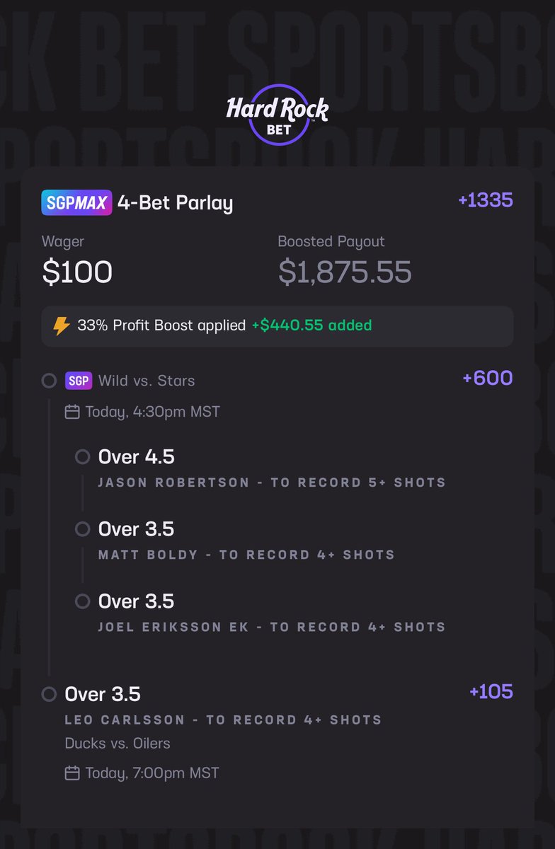 ExoticWagerz's tweet photo. 🚨 When this hits I will give away a total of $100 to 5 people (5x$20) that have…

✅ Follows @ExoticWagerz & @LegacySportsOnX 
👍🏼 Liked this post
♻️ Retweet/Share this post

All of these props are 5-0 for the #MNWild , #TexasHockey , & the #FlyTogether in their series’

LETS JUST WIN!. 🫡