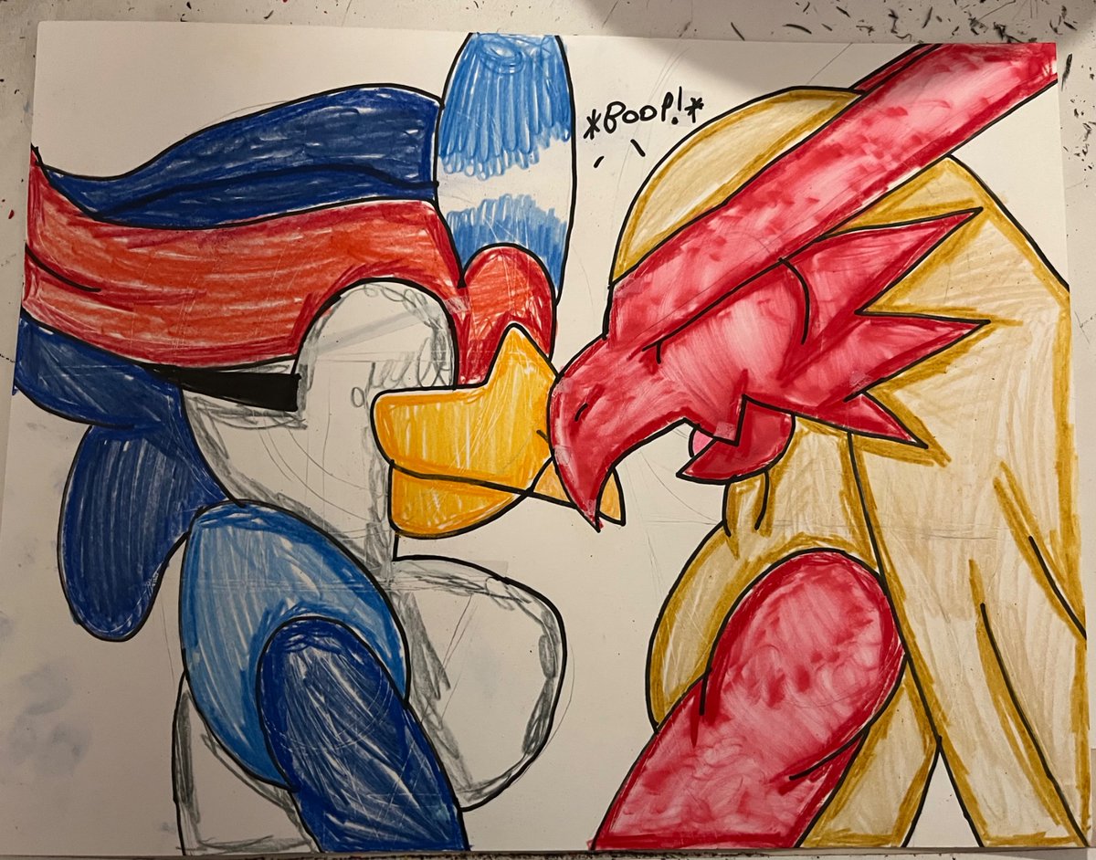 Blaziken &amp; Quaquaval doing a nice lovely beak boop. Enjoy. #Pokemon #Blaziken #Quaquaval #Pokemonfanart #Pokemonart #Pokemonartwork #Furryart #Furryartwork #Anthroart #Anthroartwork #Fanart #Animeart #Animeartwork