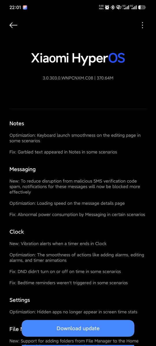 AustinTartal's tweet image. Another update is rolled out for POCO F6 
cn version 
#POCOF6
#REDMI
#XIAOMI