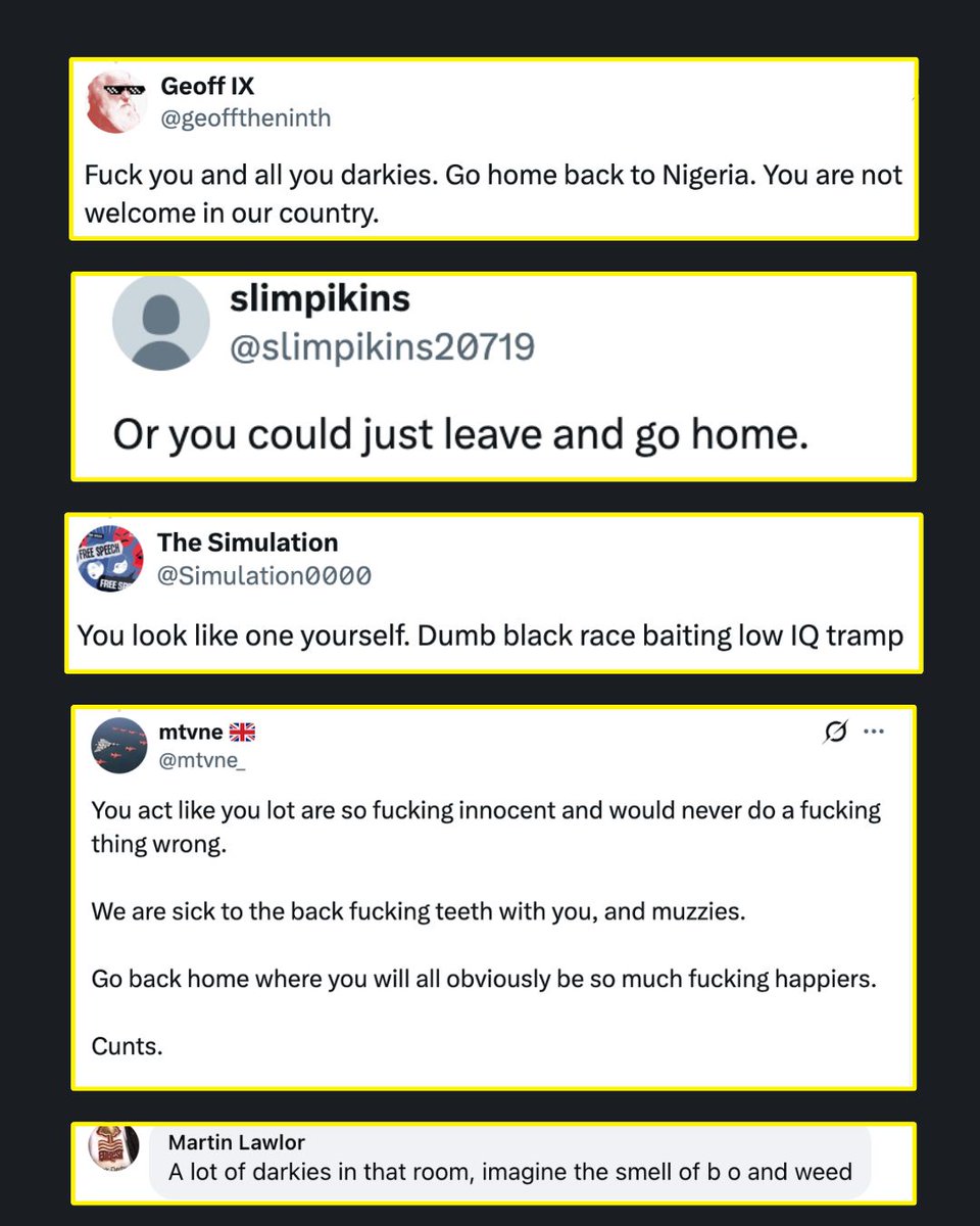 DawnButlerBrent's tweet photo. Another month, another horrific wave of racism, threats and abuse sent my way. #ButlerBlocks

It's relentless and platforms must do more to stop it.

There are more good people than bad.  ✊🏾 https://t.co/WDCsGUvqsm
