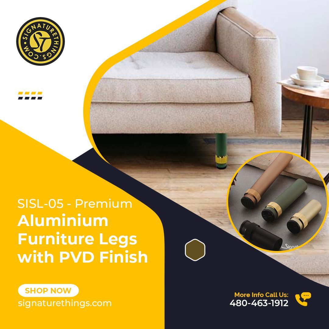 SignatureThings's tweet photo. Upgrade your furniture with premium style ✨

SISL-05 Aluminium Furniture Legs (PVD Finish) — durable, sleek &amp; built to last with a modern metallic finish.

Shop now:
https://t.co/FBxQ8lhvJG

#FurnitureLegs #HomeDecor #InteriorDesign #SignatureThings https://t.co/shCQzwsMot