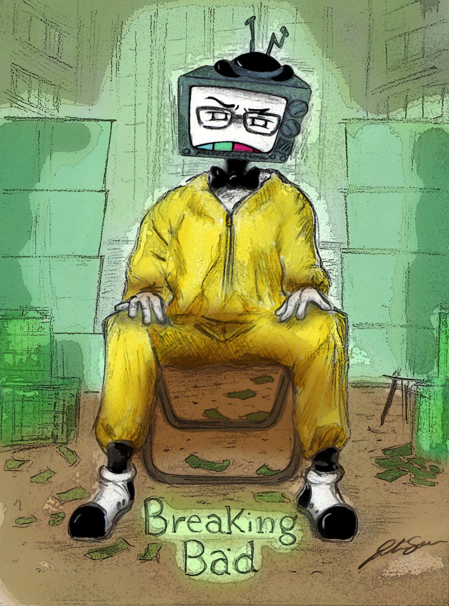 DeepDarkness__x's tweet image. I am the danger!  #breakingbad #mrpuzzles #gunshow #crossover #mrwpnz #smg4 #drawing #art