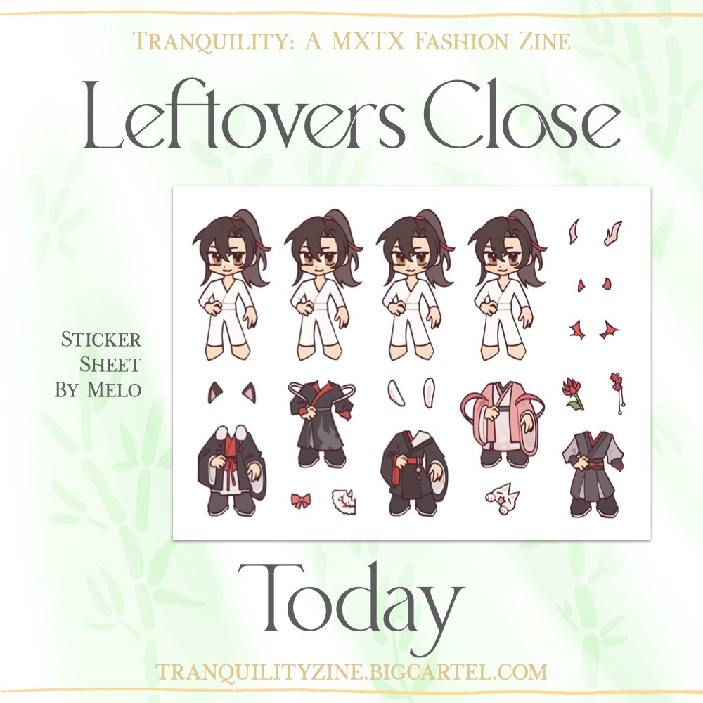 tranquilityzine's tweet photo. 💚🪷 LEFTOVER SALES CLOSE IN 24 HOURS!! 🪷💚
24 hours and counting. The robes are waiting. 🌿
Last call for TRANQUILITY — shop the ALC before it's gone!
🛒 https://t.co/c7dDxadts0 https://t.co/msXE1MMaCA
