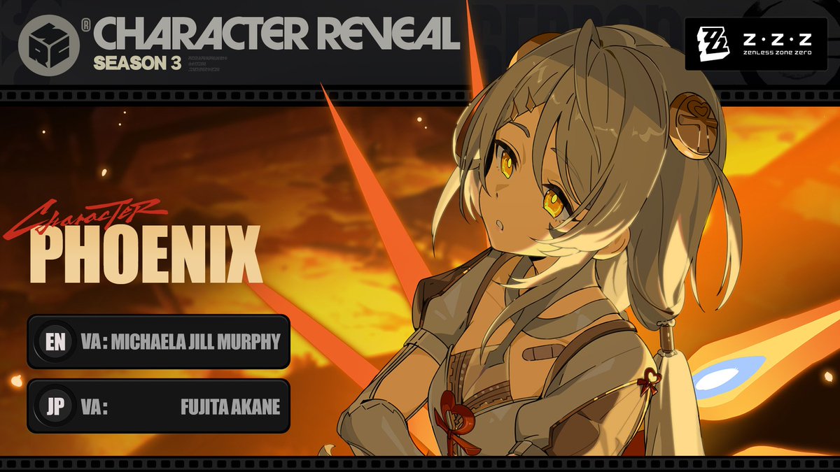 daily_phoenixx's tweet image. Hello #zzzero, #zzztwt !!

This is an account dedicated to Phoenix, an upcoming ZZZ character during Season 3!

♡ and ↻ are appreciated a lot!