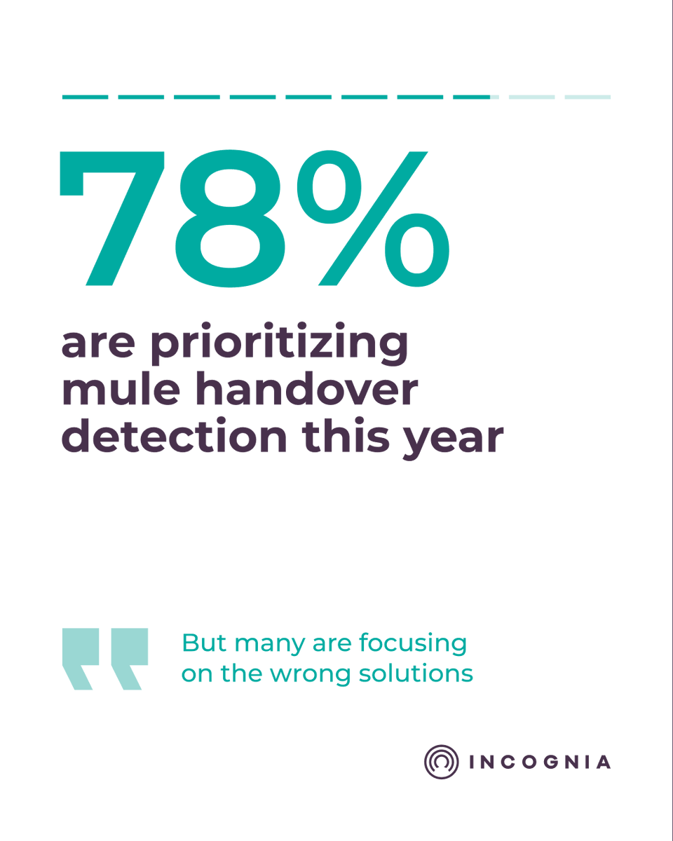 andreferraz91's tweet photo. The 2026 State of Mule Account Handovers is out.

We surveyed 500+ fraud, risk, and AML professionals at financial institutions across the US and Europe.

81% have seen this type of fraud increase in the past 12 months.

78% are making detection a priority this year.

Only 16% catch it before suspicious transactions happen.

So institutions know it's growing. They're investing. They're still mostly catching it after the fact.

And when they do suspect mule handover activity, 51% restrict account access as a first response. Late detection leaves institutions with few good options. Legitimate customers pay for it when there are false positives.

The bigger issue is where that investment is headed.

51% are prioritizing AI and machine learning. But ultimately, these are just tools.

If you're feeding them the wrong data, the best model in the world won't get you to the right results.

The focus should be on the data. Having the right signals. Precise ones, grounded in continuous verification rather than point-in-time checks.

Link to full report: https://t.co/cooz0sWh8M
