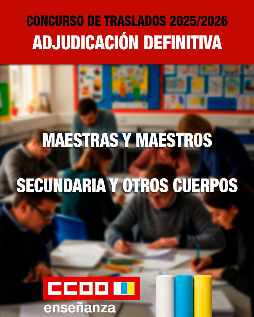 Enseñanza CCOO Canarias 🇮🇨 tweet media