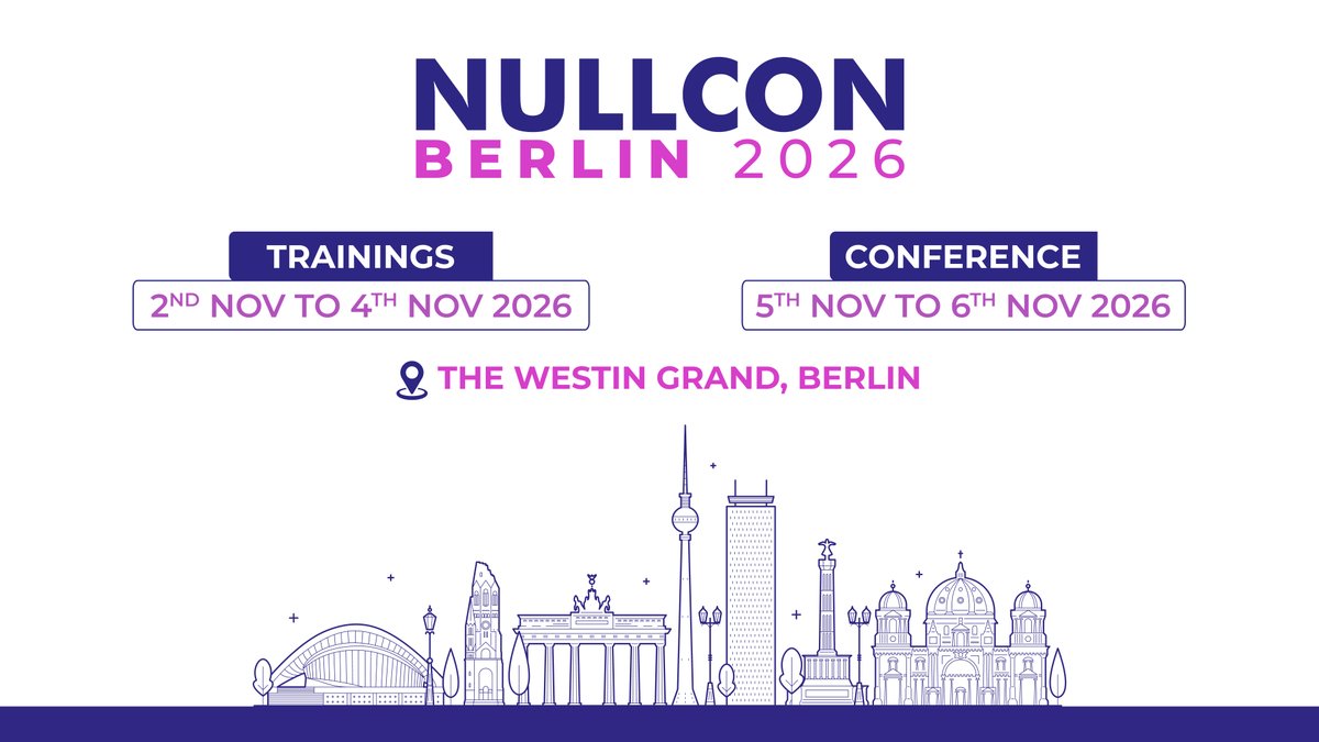 NULLCON tweet media